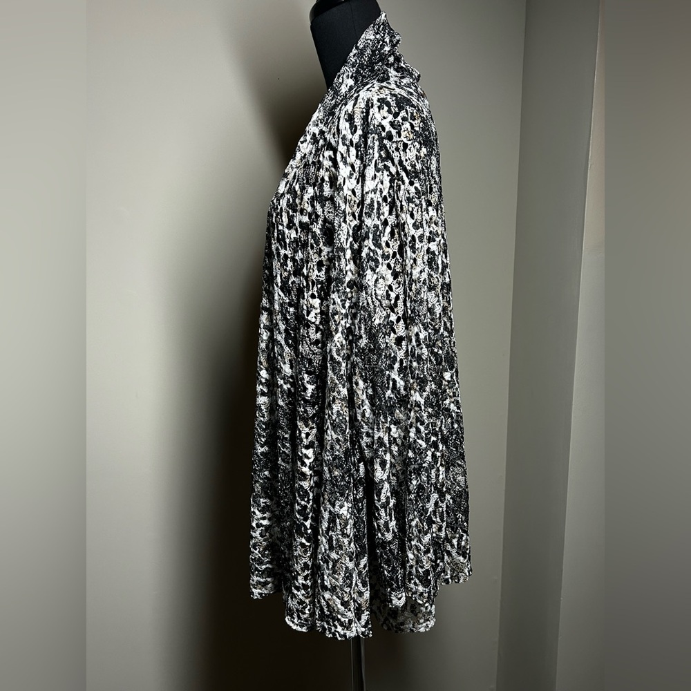 Ruby Rd. Monochrome Open-Front Cardigan - Picture 6 of 8